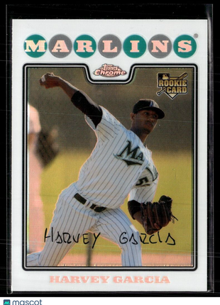 208 TOPPS CHROME REFRACTOR ROOKIE HARVEY GARCIA MARLINS