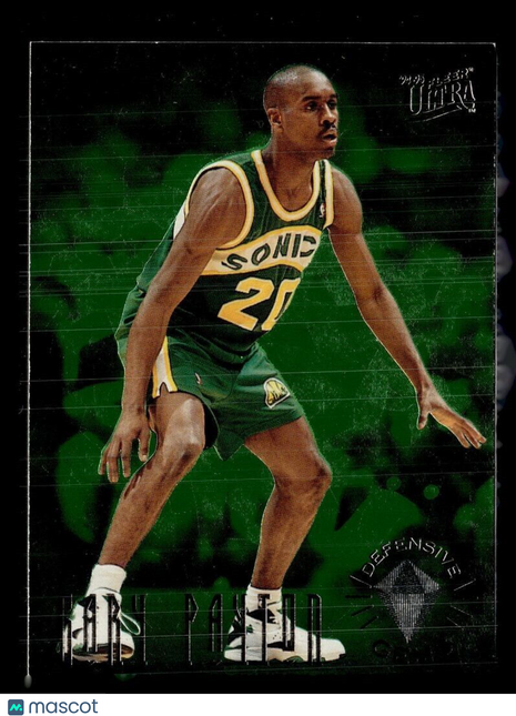 1994-95 FLEER ULTRA DEFENSIVE GEMS GARY PAYTON SUPERSONICS