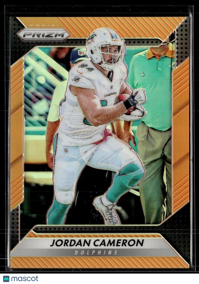 2016 PRIZM ORANGE 241/299 JORDAN CAMERON DOLPHINS