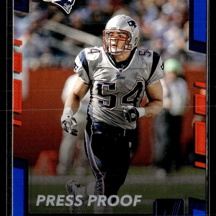 2017 DONRUSS BLUE PRESS PROOF TEDY BRUSCHI PATRIOTS