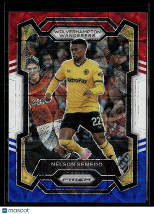 2023-24 PRIZM PL RED WHITE BLUE SCOPE NELSON SEMEDO WOLVERHAMPTON