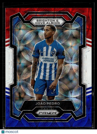 2023-24 PRIZM PL RED WHITE BLUE SCOPE JOAO PEDRO BRIGHTON