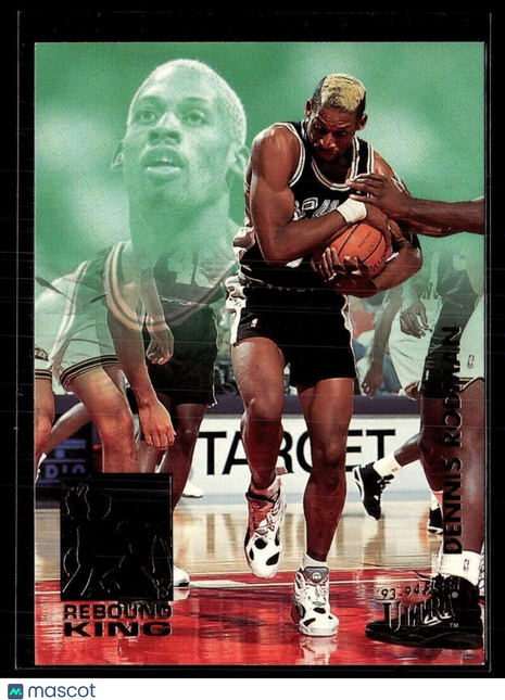 1993-94 FLEER ULTRA REBOUND KING DENNIS RODMAN PISTONS