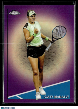 2021 TOPPS CHROME TENNIS PURPLE /199 46 Caty McNally