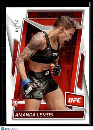 2023 CHRONICLES UFC GREEN ROOKIES STARS /99 AMANDA LEMOS
