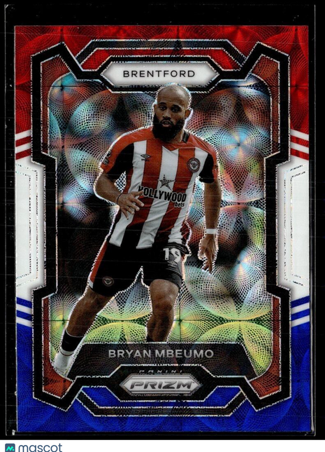 2023-24 PRIZM PL RED WHITE BLUE SCOPE BRYAN MBEUMO BRENTFORD