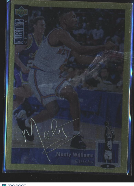 1994-95 UD COLLECTORS CHOICE GOLD MONTY WILLIAMS KNICKS