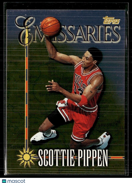 1997-98 TOPPS EMISSARIES #2 SCOTTIE PIPPEN BULLS