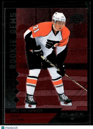 2009-10 UD BLACK DIAMOND ROOKIE GEMS /399 JAMES VAN REIMSDYK FLYERS