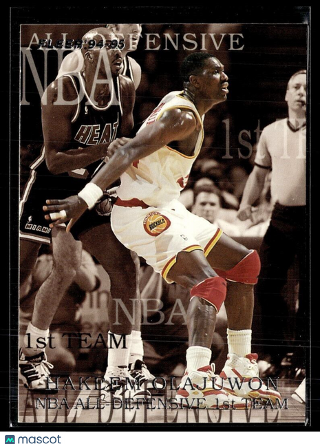 1994-95 FLEER ALL DEFENSIVE TEAM HAKEEM OLAJUWON ROCKETS