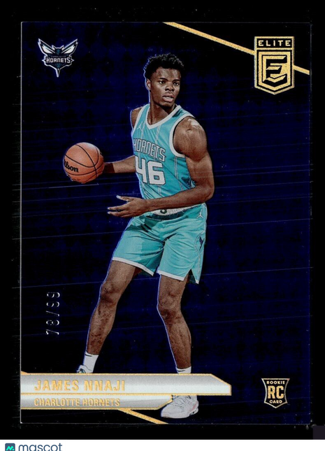 2023-24 ELITE BLUE /99 ROOKIE JAMES NNAJI HORNETS