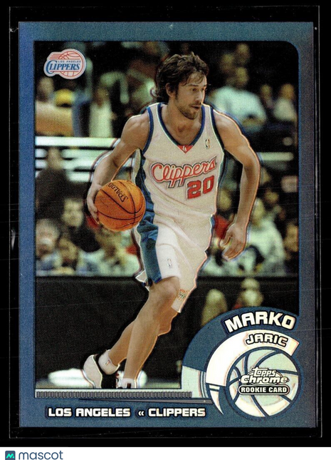 2002-03 TOPPS CHROME REFRACTOR ROOKIE MARKO JARIC CLIPPERS