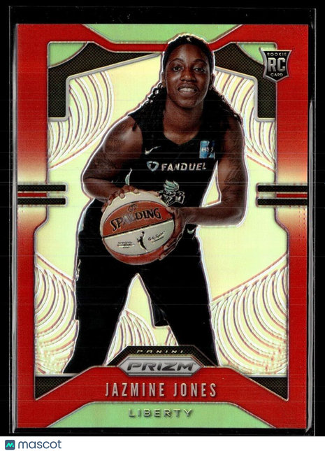 2020 PRIZM WNBA RED ROOKIE /275 JAZMINE JONES LIBERTY