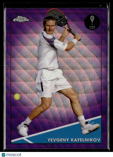 2021 TOPPS CHROME TENNIS PURPLE WAVE /199 32 Yevgeny Kafelnikov