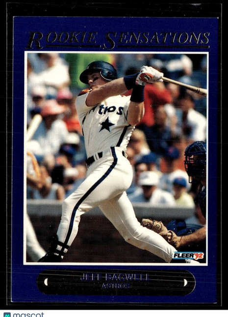 1992 FLEER ROOKIE SENSATION JEFF BAGWELL ASTROS