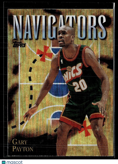 1998-99 TOPPS NAVIGATORS GARY PAYTON SUPERSONICS
