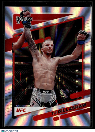 2022 DONRUSS UFC SILVER SPIRAL /99 TJ DILLASHAW