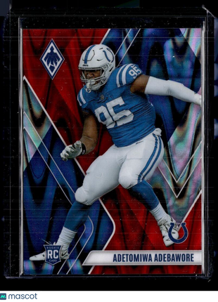 2023 PHOENIX RED RAYWAVE /199 ROOKIE ADETOMIWA ADEBAWORE COLTS