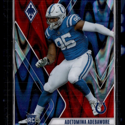 2023 PHOENIX RED RAYWAVE /199 ROOKIE ADETOMIWA ADEBAWORE COLTS