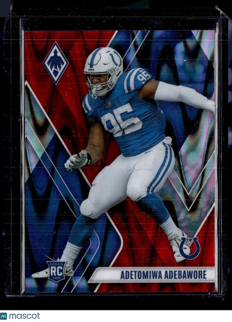 2023 PHOENIX RED RAYWAVE /199 ROOKIE ADETOMIWA ADEBAWORE COLTS