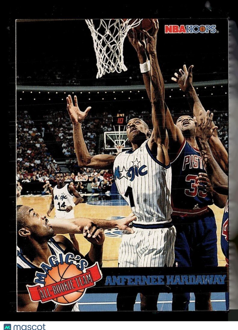 1993-94 NBA HOOPS MAGIC'S ALL ROOKIE TEAM ANFERNEE HARDAWAY MAGIC