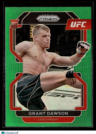 2022 PRIZM UFC GREEN ROOKIE GRANT DAWSON