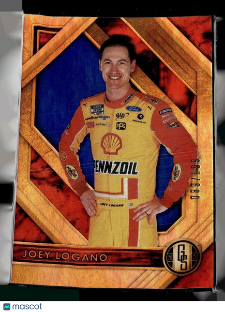 2021 CHRONICLES RACING BLUE GOLD STANDARD /199 JOEY LOGANO