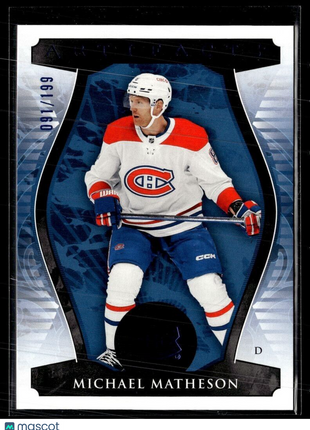 2023-24 UD ARTIFACTS ROYAL BLUE /199 MICHAEL MATHESON CANADIENS