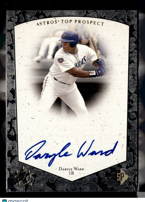 1997 SP TOP PROSPECT AUTO DARYLE WARD ASTROS