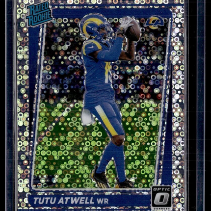 2021 OPTIC NO HUDDLE /125 RATED ROOKIE TUTU ATWELL RAMS