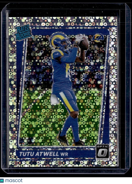 2021 OPTIC NO HUDDLE /125 RATED ROOKIE TUTU ATWELL RAMS