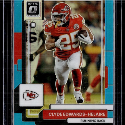 2022 OPTIC AQUA /299 CLYDE EDWARDS HELAIRE CHIEFS