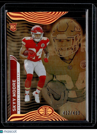 2022 ILLUSIONS BRONZE /499 ROOKIE SKYY MOORE CHIEFS