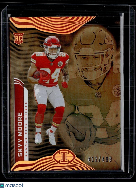 2022 ILLUSIONS BRONZE /499 ROOKIE SKYY MOORE CHIEFS