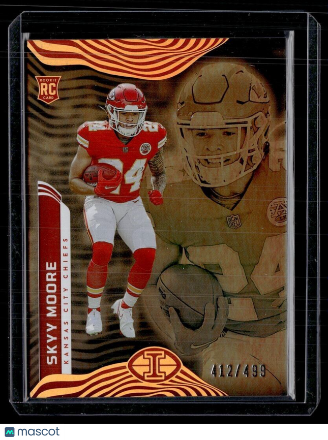 2022 ILLUSIONS BRONZE /499 ROOKIE SKYY MOORE CHIEFS