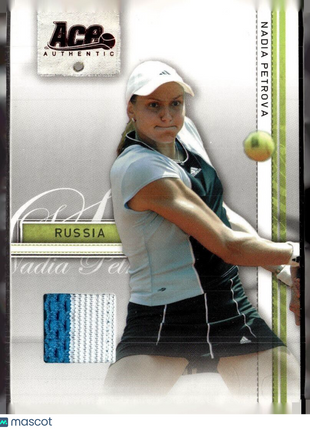 2007 ACE 2 COLOR SHIRT RELIC NADIA PETROVA