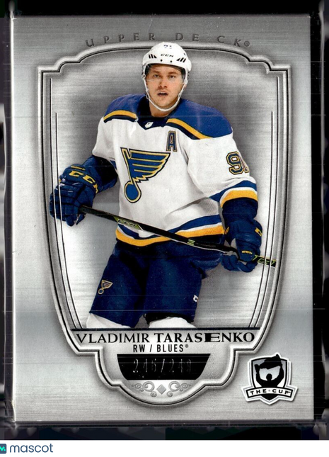 2018-19 UPPER DECK THE CUP /249 VLADIMIR TARASENKO BLUES