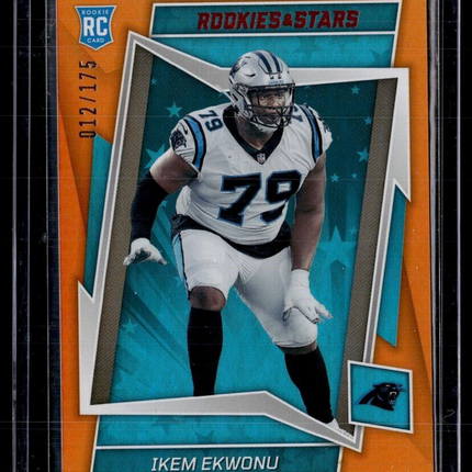 2022 ROOKIES STARS ORANGE /175 ROOKIE IKEM EKWONU PANTHERS
