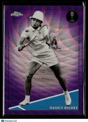 2021 TOPPS CHROME TENNIS PURPLE WAVE /199 59 Nancy Richey