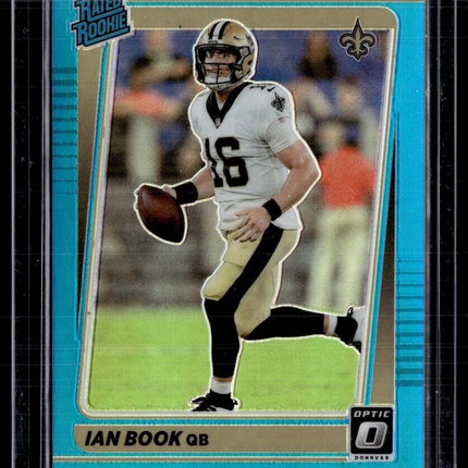 2021 OPTIC AQUA /299 RATED ROOKIE IAN BOOK SAINTS