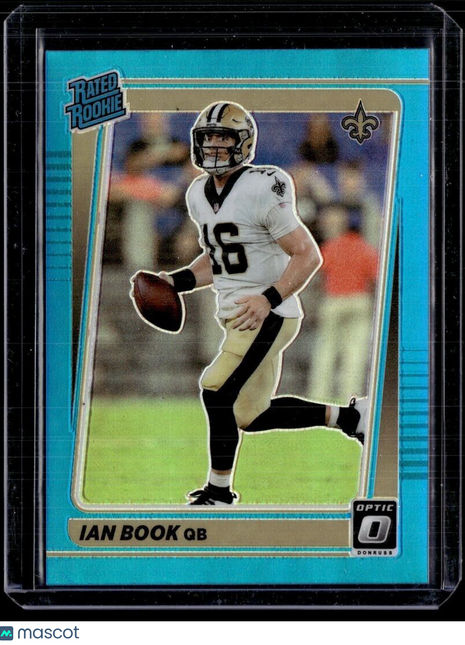 2021 OPTIC AQUA /299 RATED ROOKIE IAN BOOK SAINTS