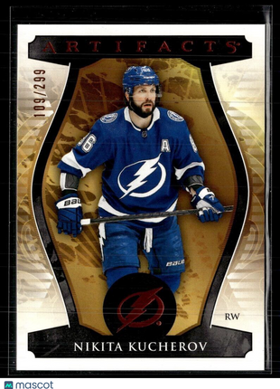 2023-24 UD ARTIFACTS COPPER /299 NIKITA KUCHEROV LIGHTNING