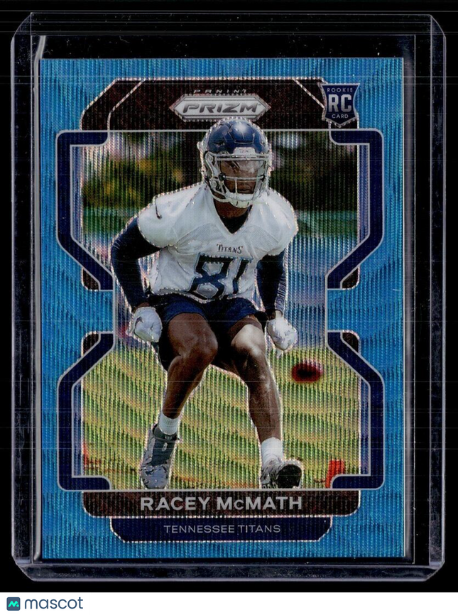 2021 PRIZM BLUE WAVE /199 ROOKIE RACEY MCMATH TITANS