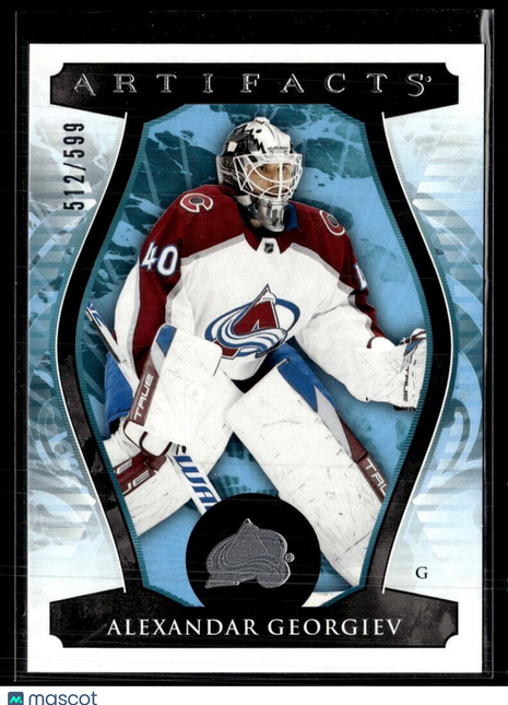 2023-24 UD ARTIFACTS BASE /599 ALEXANDER GEORGIEV AVALANCHE