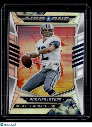 2022 ROOKIES STARS HOLO AIRBORNE ROGER STAUBACH COWBOYS
