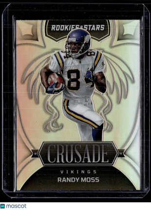 2022 ROOKIES STARS CRUSADE HOLO SILVER RANDY MOSS VIKINGS