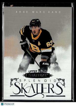 2022-23 UD STATURE SKATERS BRAD MARCHAND BRUINS