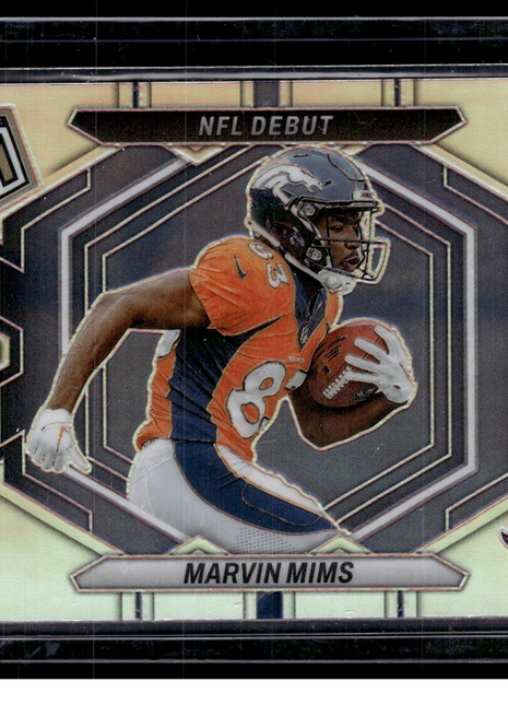 2023 MOSAIC SILVER NFL DEBUT ROOKIE MARVIN MIMS BRONCOS