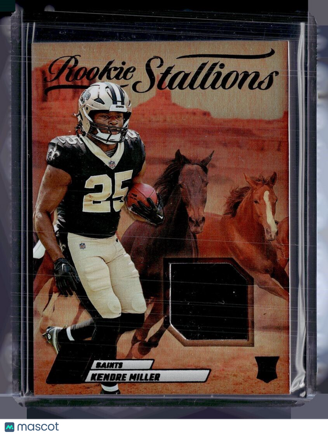 2023 ZENITH ROOKIE STALLIONS JERSEY RELIC KENDRE MILLER SAINTS