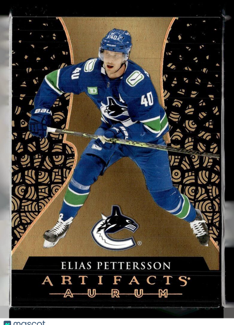 2023-24 UD ARTIFACTS AURUM UNSCRATCHED ELIAS PETTERSSON CANUCKS